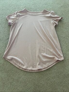 SO Short Sleeve Crewneck Top - Light Dusty Rose